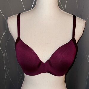 Maidenform Women’s 38B Deep Burgundy Bra